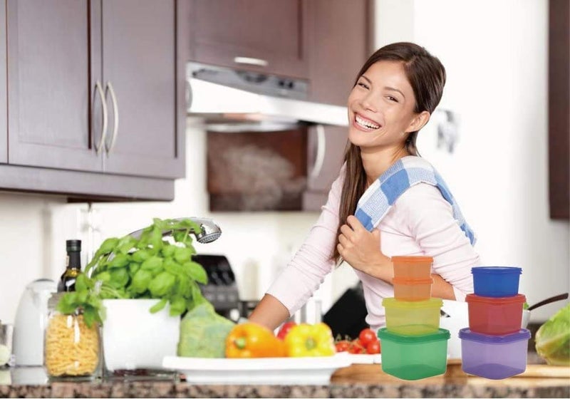 Prefer Green 7 PCS Portion Control Containers Kit (with COMPLETE GUIDE, 21 DAY DAILY TRACKER, 21 DAY MEAL PLANNER, RECIPES PDF),Label-Coded,Multi-Color-Coded System,Perfect Size for Lose Weight - Image 4